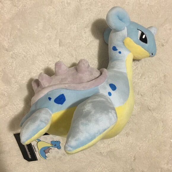 NWT Pokemon Center Lapras Plush 2016 - Picture 2 of 14